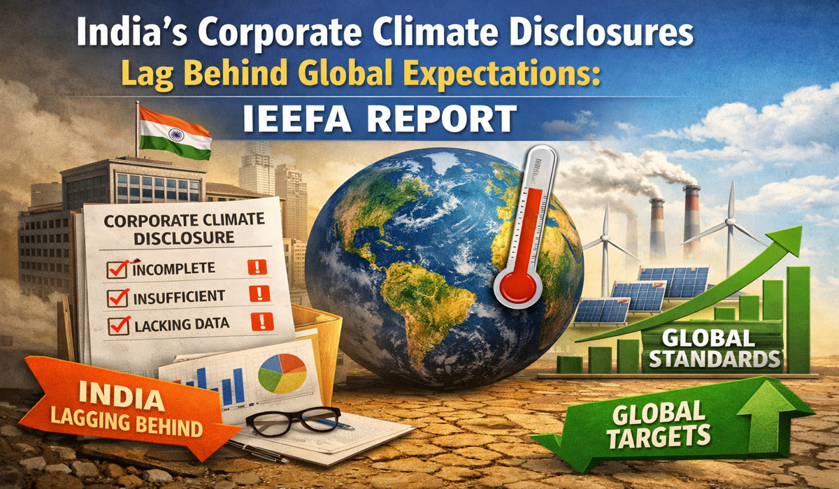 India’s Climate Disclosures Lag as Investors Seek Clear Transition Plans: IEEFA