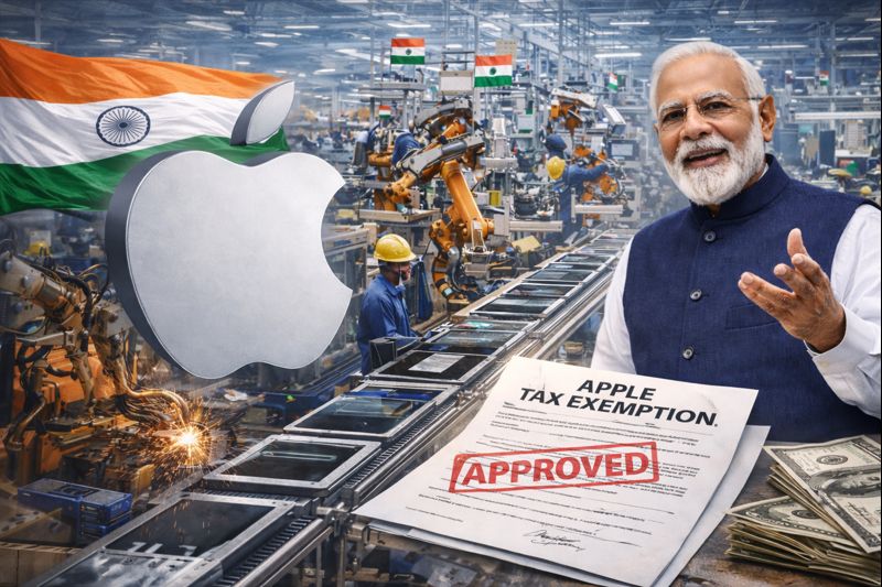 India Grants Apple Tax Exemption for Manufacturing Machines